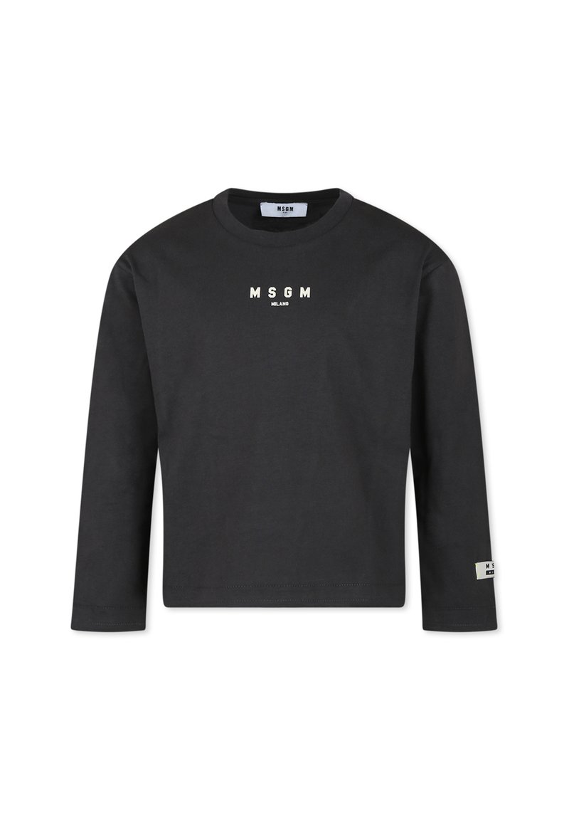 MSGM Maglietta a manica lunga - black