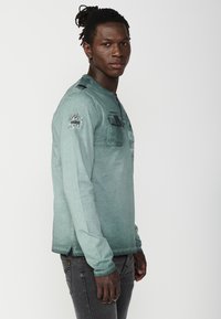 Koroshi Top s dlhým rukávom - kaki   khaki