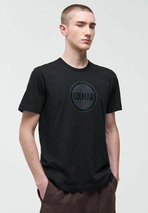 Colmar Originals CREW-NECK WITH LOGO - T-shirt imprimé - black