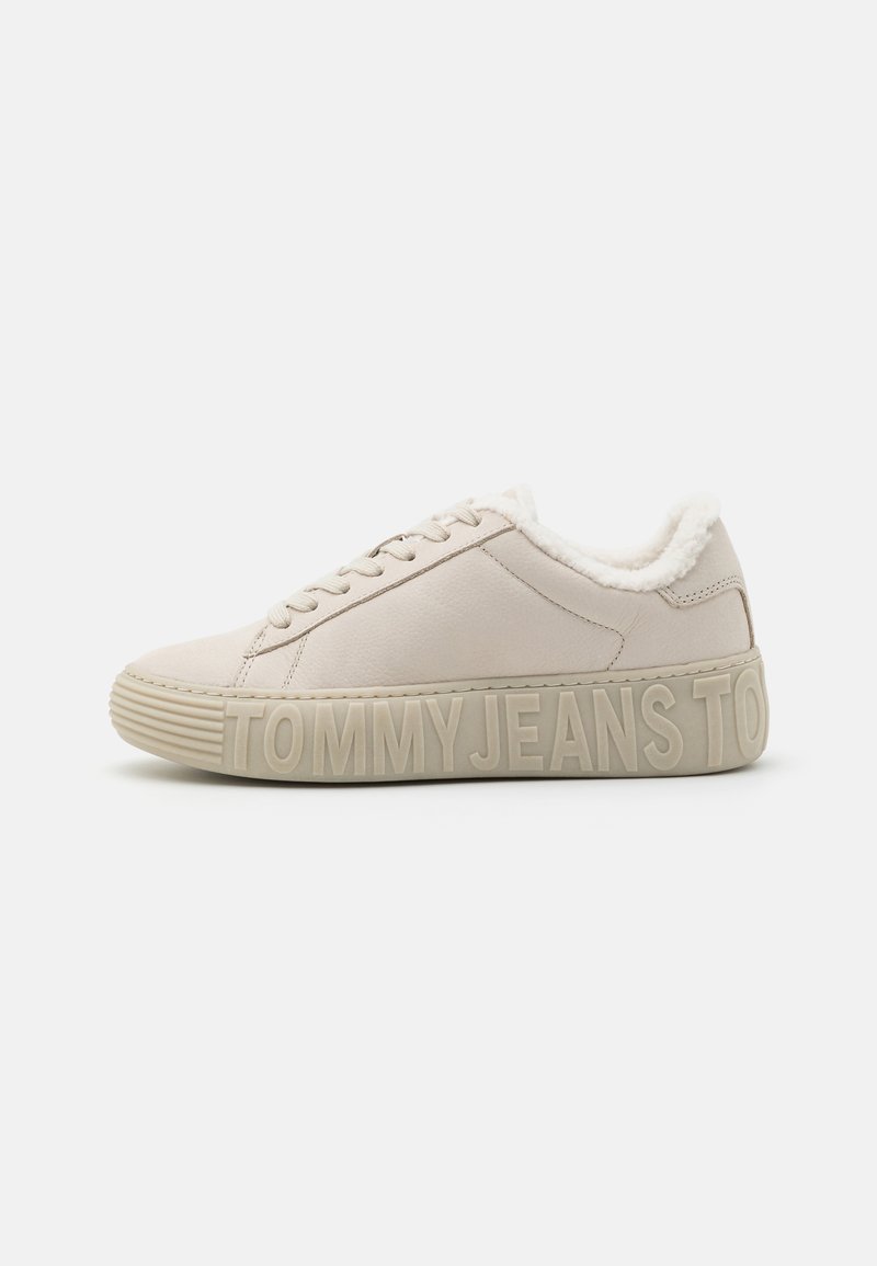 Tommy Jeans NEW CUPSOLE Sneakers laag bleached stone/beige Zalando.be