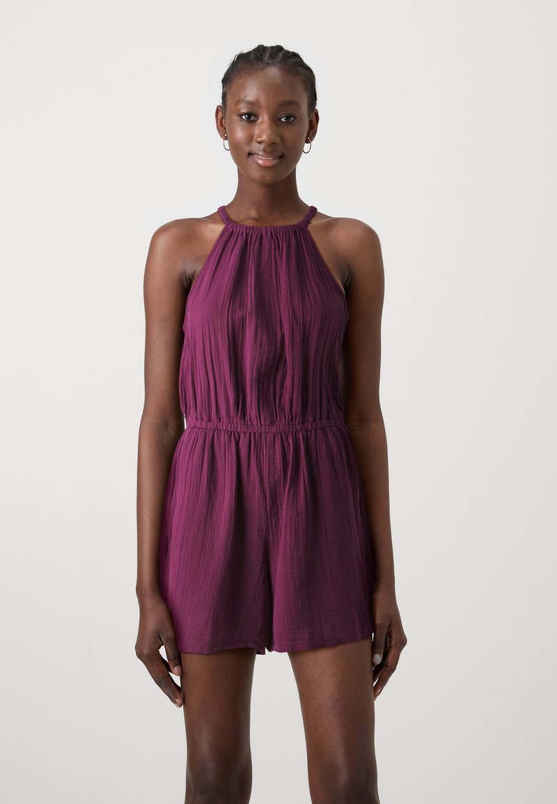 GAP HALTER ROMPER - Kombinezon - grape purple
