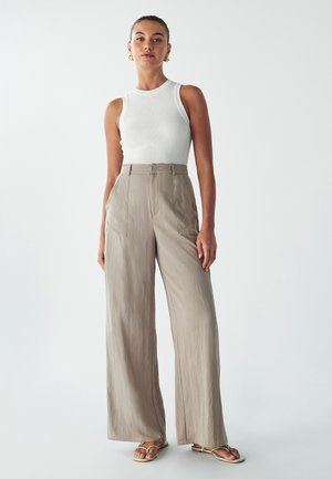 VALLE  - Trousers - stone