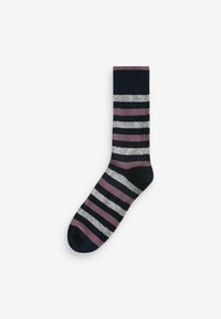Next STRIPE FIVE PACK - Čarape - navy blue grey colour pop