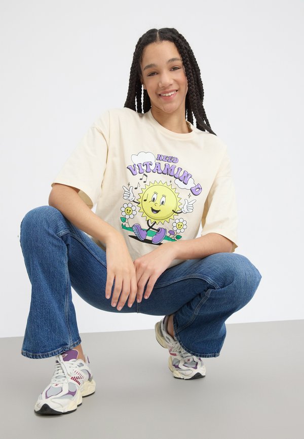 Print T-shirt - sand4