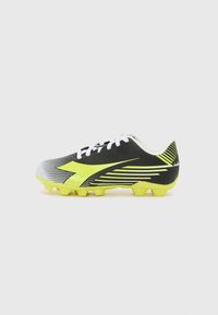 Diadora PICHICHI 8 UNISEX - Jalkapallokengät kiinteälle alustalle - black/fluo yellow