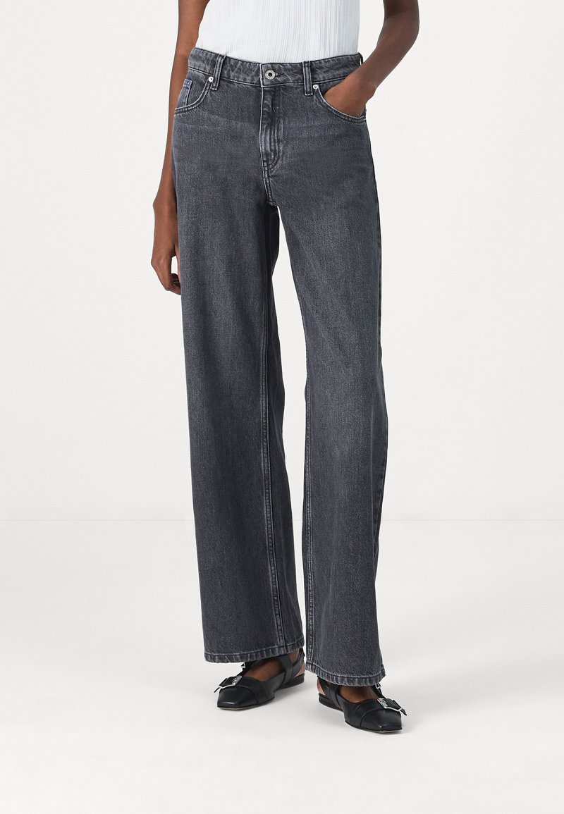 Karl Lagerfeld Jeans RELAXED  - Laisvo kirpimo džinsai - washed grey