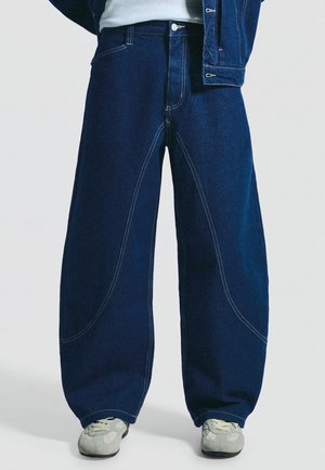 Bershka, - Jeansy Relaxed Fit