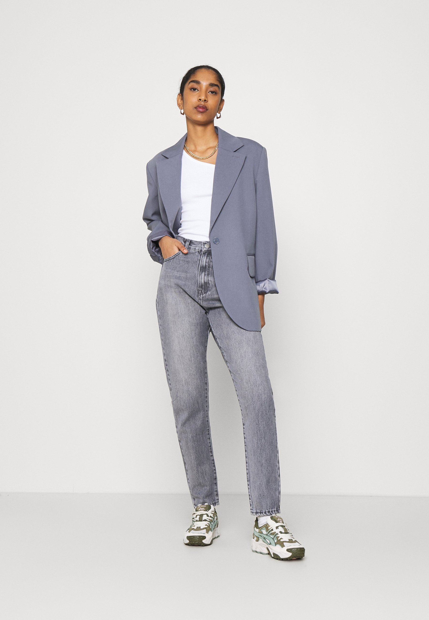Dr.Denim NORA - Jeans Relaxed Fit - washed grey/grey denim - Zalando.de