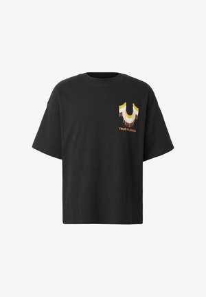 True Religion, - T-shirt z nadrukiem