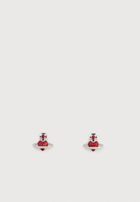 Vivienne Westwood FABIANNA BAS RELIEF - Earrings - platinum-coloured/red/silver-coloured - Zalando.co.uk