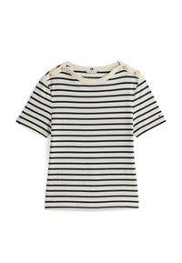 STRIPE  - Printtipaita - calico/dark night navy