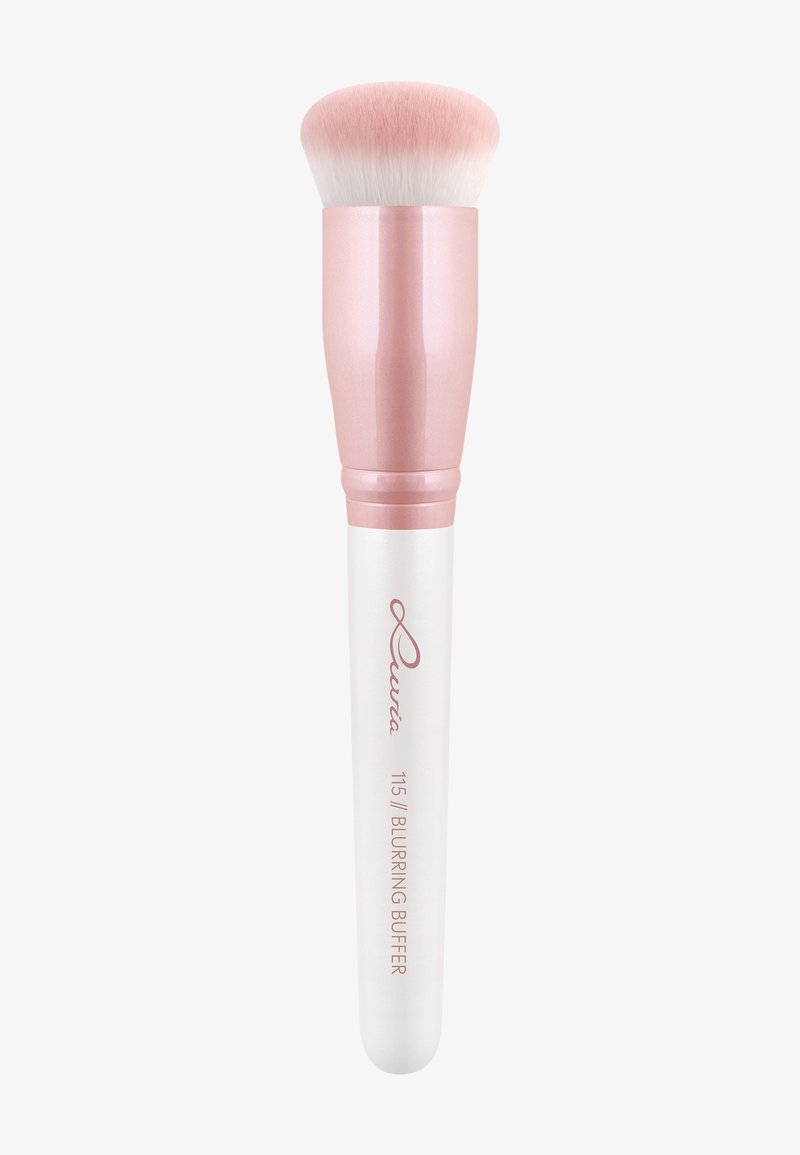 Luvia Cosmetics - BLURRING BUFFER - Makeup brush - pearl white/candy pink, Enlarge