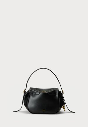 Polo Ralph Lauren POLO ID LEATHER MINI SATCHEL - Kabelka - black
