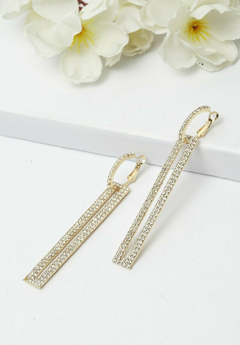 Damen Halsketten | Avant-Garde Paris LUXURY CRYSTAL GEOMETRIC DANGLE Ohrringe gold/goldfarben - ET09690 Damen Halsketten | Avant-Garde Paris LUXURY CRYSTAL GEOMETRIC DANGLE Ohrringe gold/goldfarben - ET09690
