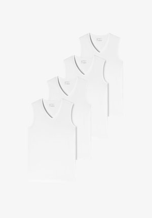 Schiesser 4-PACK - Unterhemd/-shirt - weiss