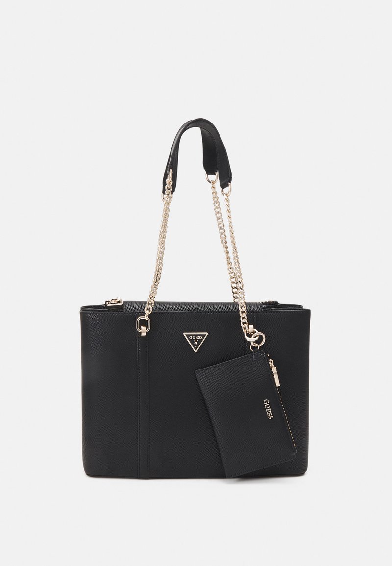 Guess - CRAIG HIGH SOCY CARRYALL - Handtas - black, Vergroten