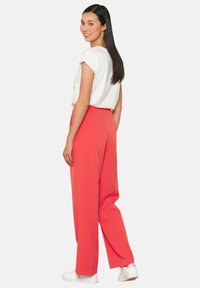 LolaLiza STRAIGHT - Trousers - coral pink
