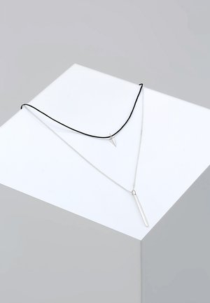 CHOKER - Halskette - silver-coloured/black