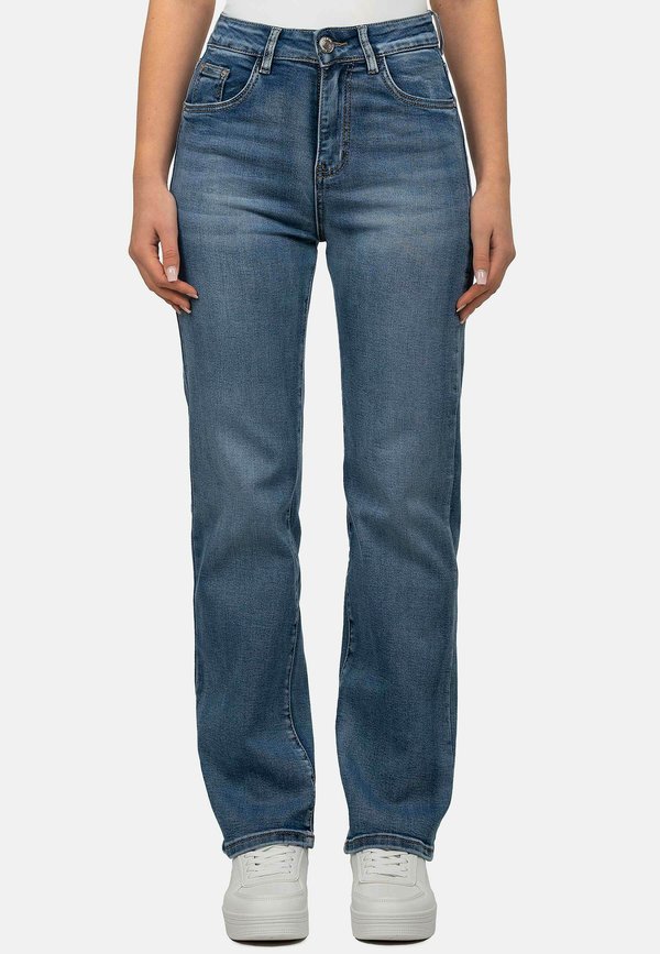 WIDE LEG - Jeans Straight Leg - blau