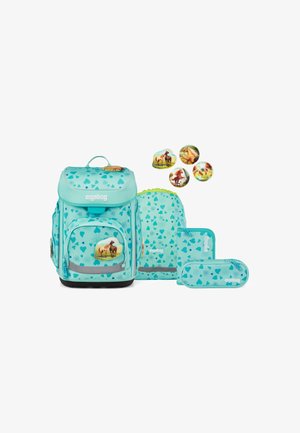 SET - Juego de mochilas escolares - reitbärtraum - türkis