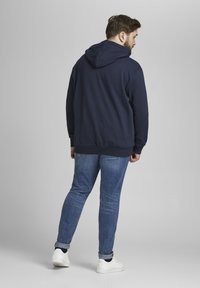Jack & Jones JJEBASIC HOOD - Felpa con cappuccio - navy blazer