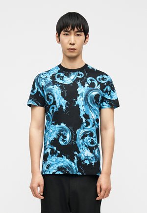 PRINT - Tričko s potlačou - black/sea