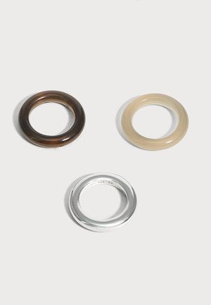 By Pariah, TRILOGY STACK 3 PACK - Bague - silver-coloured/multi-coloured