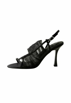 Schaftsandale - black