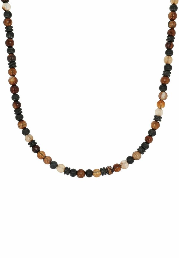 BEADS ACHAT – Halskette – braun
