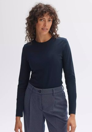 OPUS Langarmshirt - coal blue