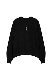 Kaotiko CREW WASHED BLOOD OF CHINA UNISEX - Sweater - black