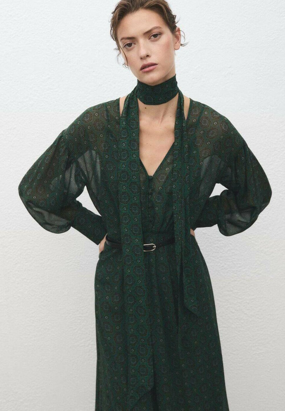 Mango Maxi dress - green - Zalando.ie