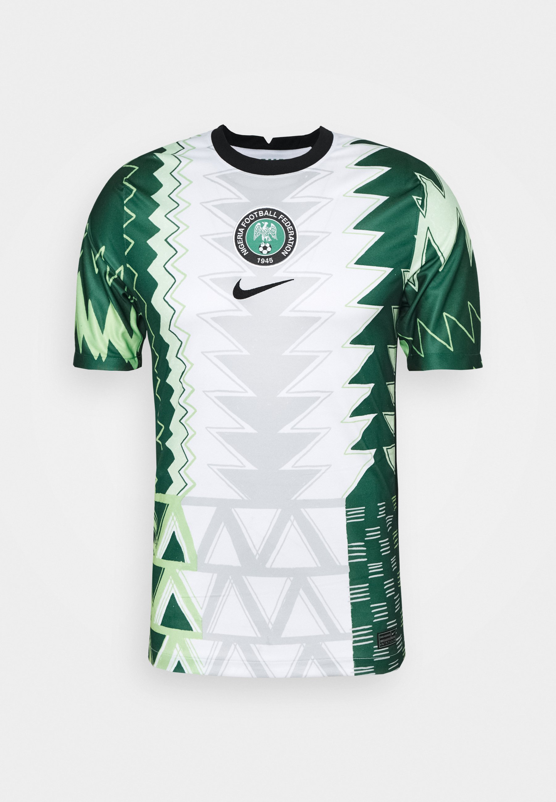 Nike Performance NFF NIGERIA NIGERIA HOME - Article de supporter -  white/black/blanc - ZALANDO.FR