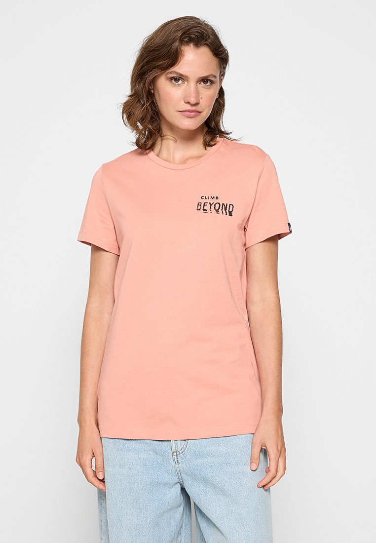 mammut T-shirt print abrikoos