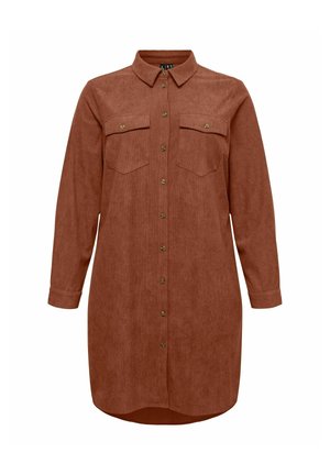 Vero Moda Curve, VMCVILJA, brązowy melanż