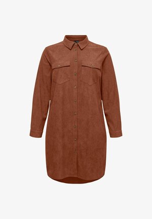 Vero Moda Curve, VMCVILJA, brązowy melanż