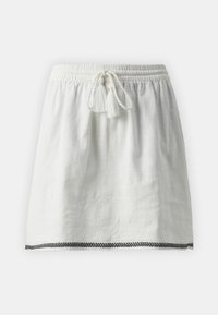 JDYROSIE EMBROIDERY SKIRT - A-line skirt - cloud dancer/black