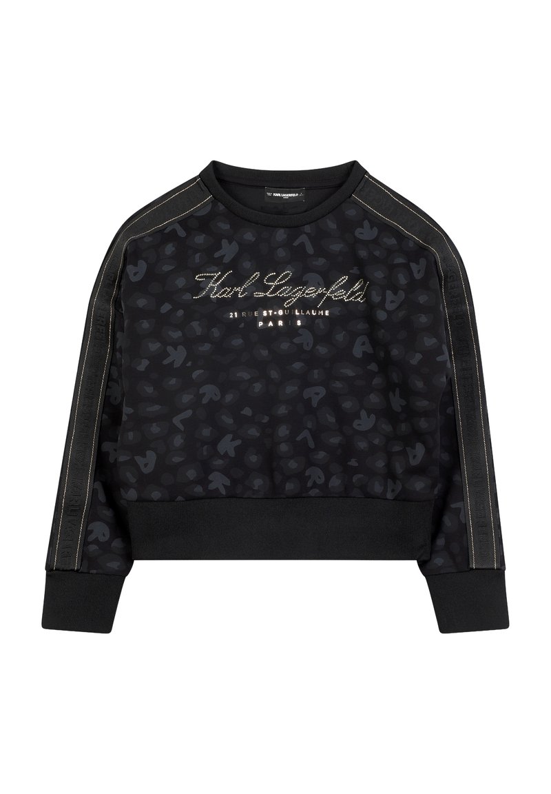 KARL LAGERFELD KIDS Sweater zwart KARL LAGERFELD KIDS Sweater zwart