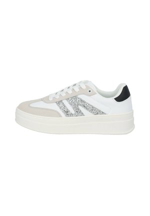 Sneaker low - weiß silber