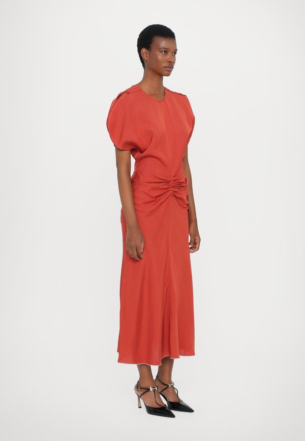 GATHERED WAIST MIDI DRESS - Day dress4