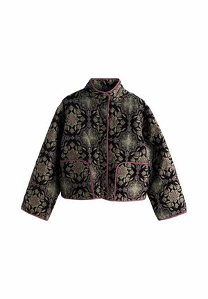 QUILTED FUNNEL NECK - Übergangsjacke - jacquard print