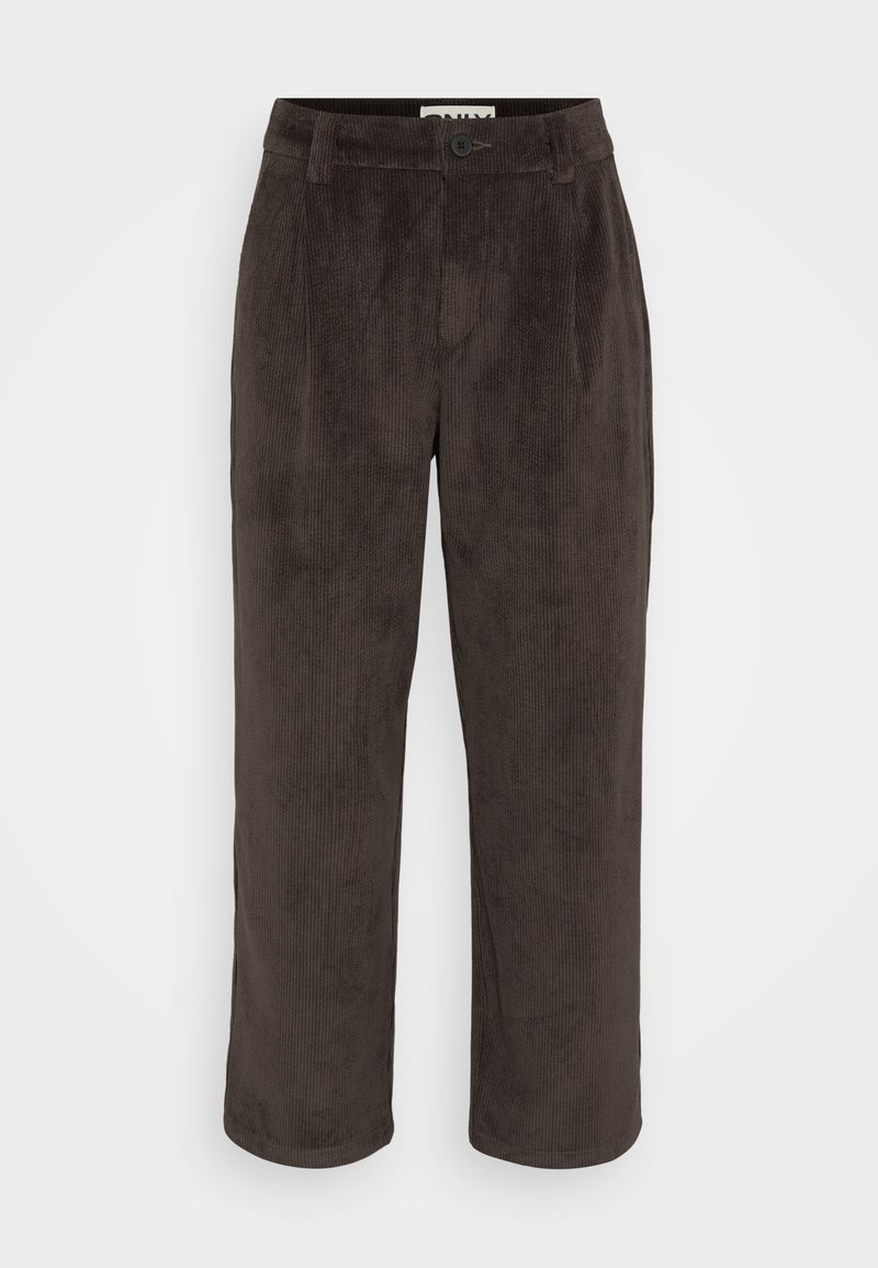 Only Petite Broek donkerbruin