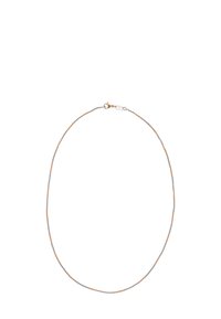 Rose gold og sølv snoet kæde halskæde. Har en kæde med lobster lukning og en glat tekstur, med skiftende metalliske farver hele vejen igennem.