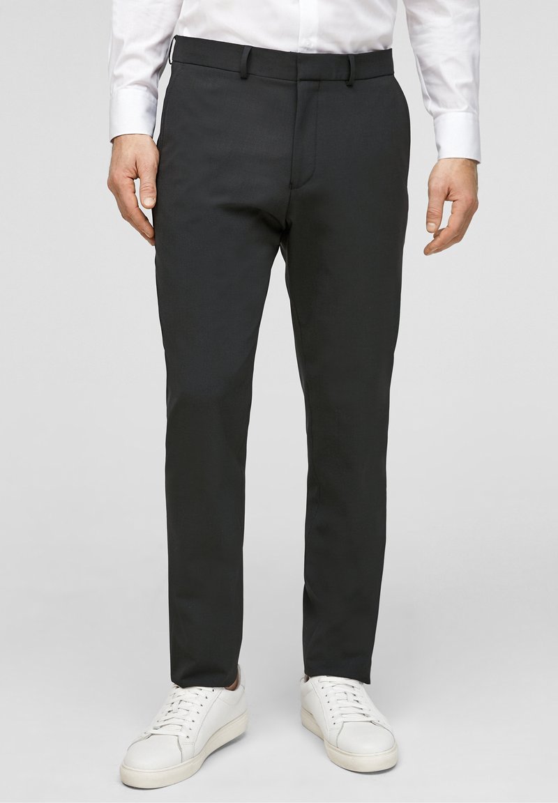 s.Oliver BLACK LABEL Kostymbyxor - black