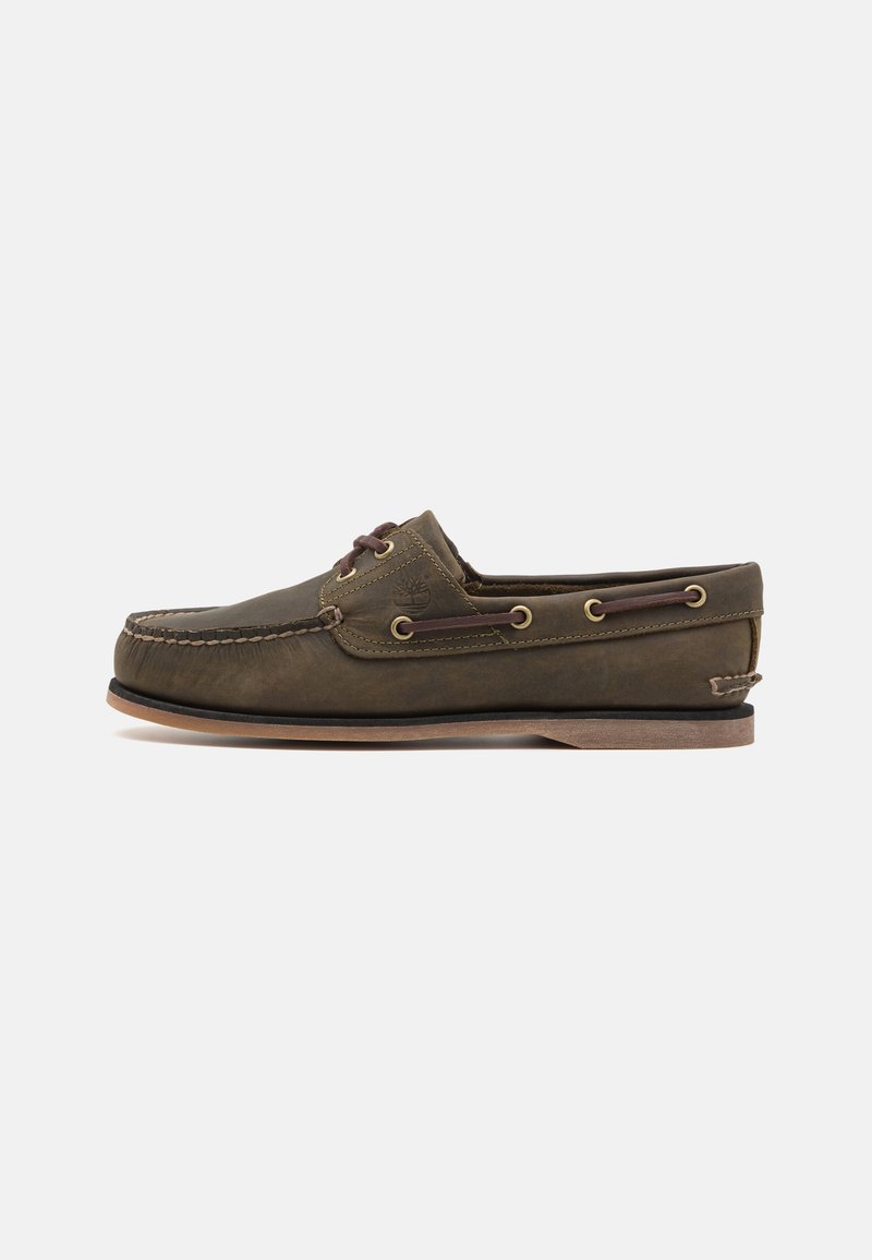 Timberland CLASSIC BOAT - Purjetamiskingad - olive