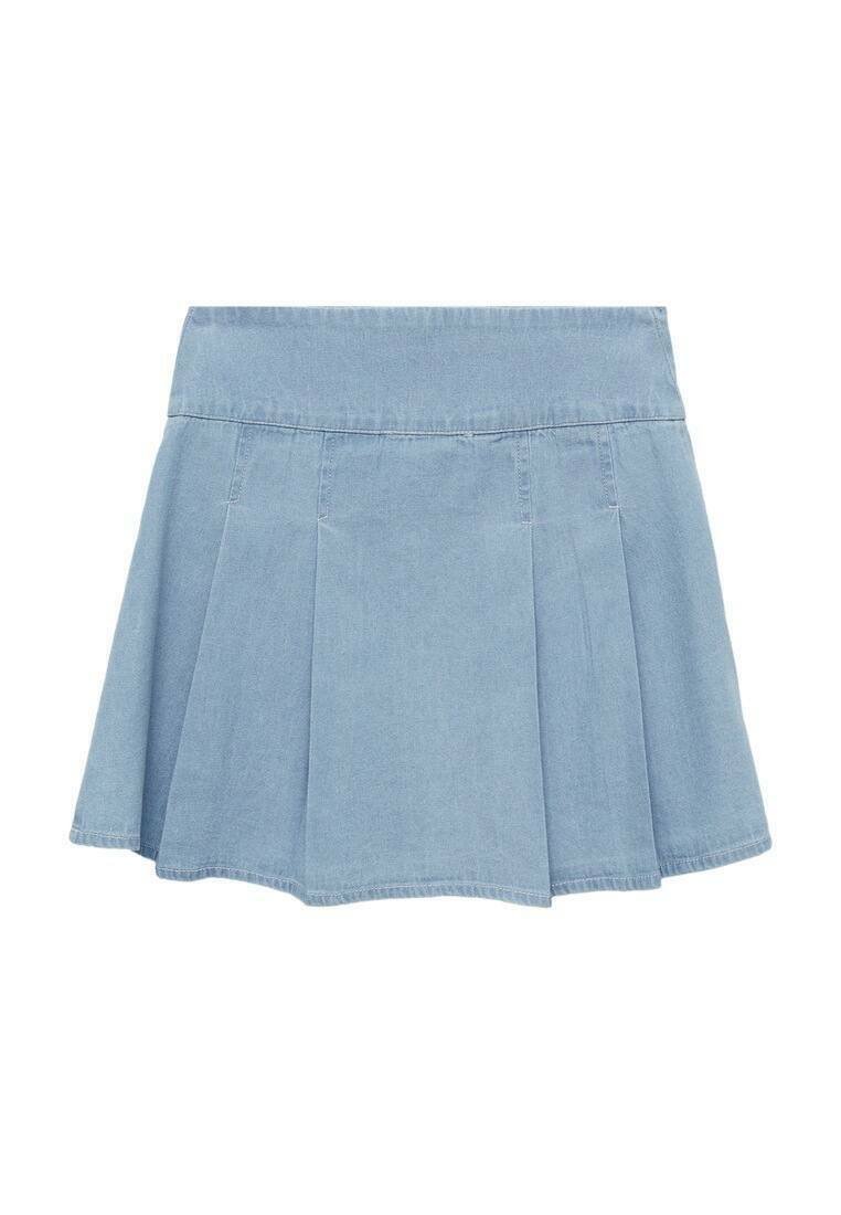 Mango Minirok lichtblauw Mango Minirok lichtblauw