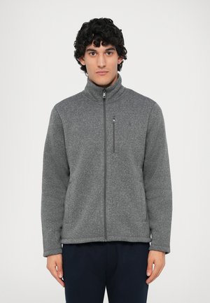 LONG SLEEVE FULL ZIP - Kardigán - fortress grey heather