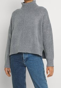 Noisy May Stickad tröja - mottled grey