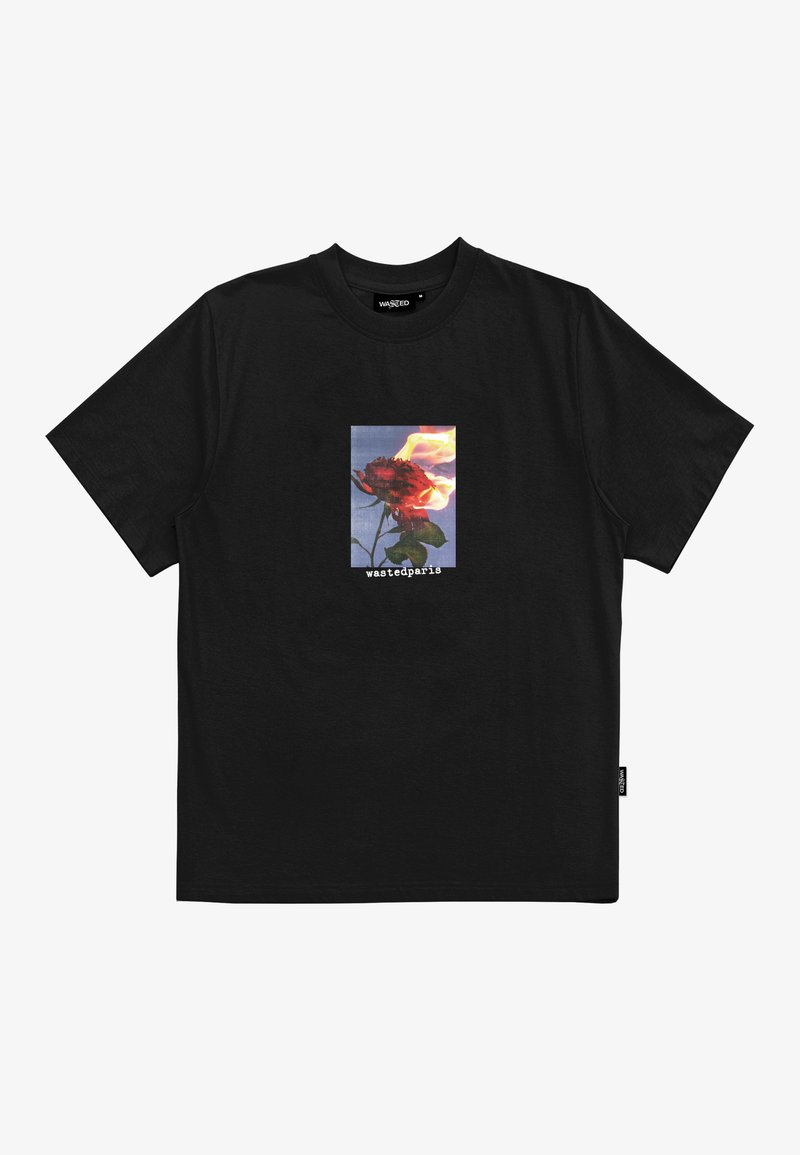 Damen T-Shirts | Wasted Paris ILLUSION UNISEX T-Shirt print black/schwarz - WH36855 Damen T-Shirts | Wasted Paris ILLUSION UNISEX T-Shirt print black/schwarz - WH36855