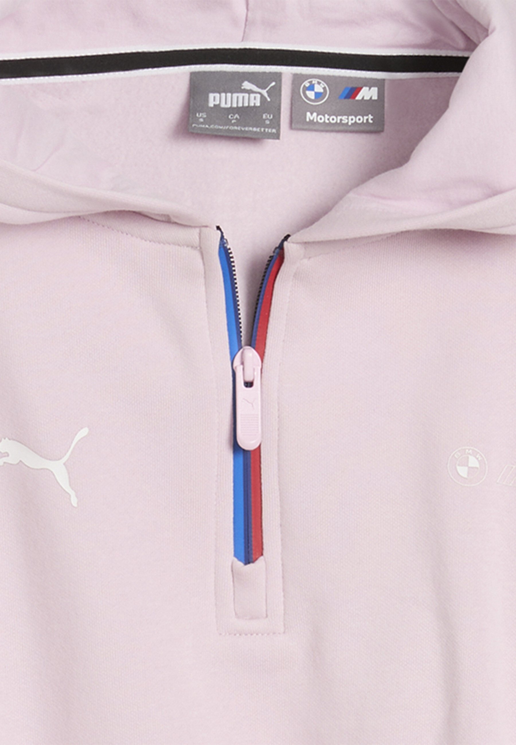 Puma BMW MOTORSPORT - Felpa con cappuccio - rose mauve/fuxia - Zalando.it